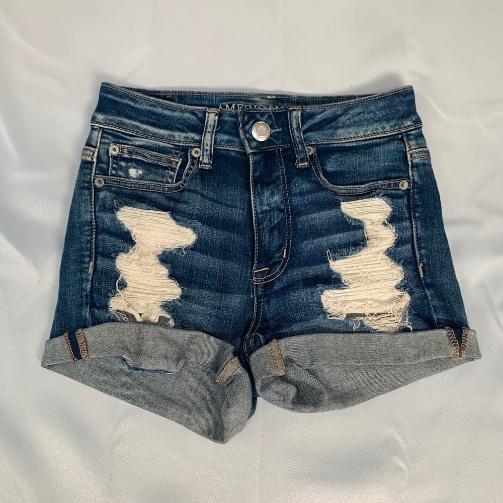American Eagle high waisted jean shorts